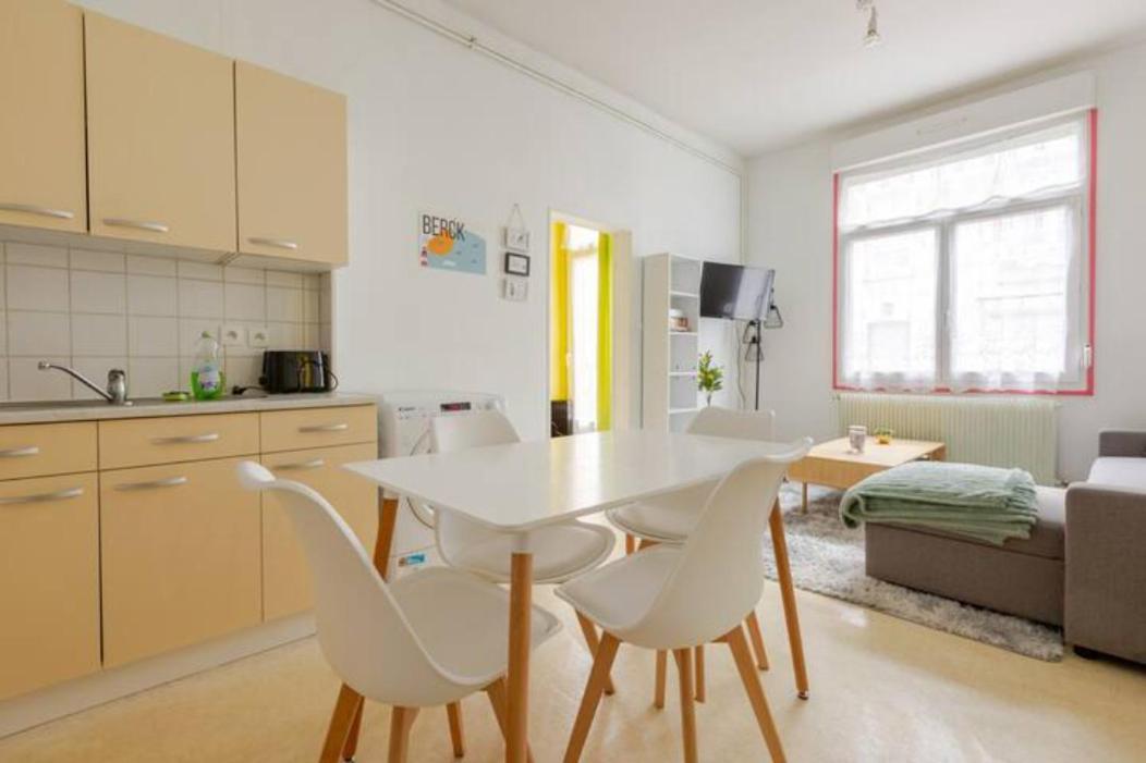 ++++ Central Charmant 70M2 Avec Balcon, Mer A 200 M Et Rue Pietonne A 300 M ++++ Berck Esterno foto
