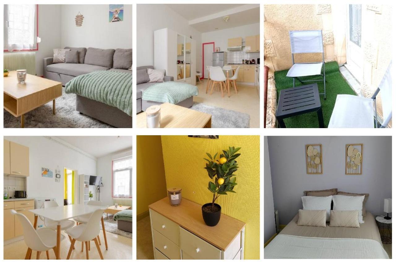 ++++ Central Charmant 70M2 Avec Balcon, Mer A 200 M Et Rue Pietonne A 300 M ++++ Berck Esterno foto